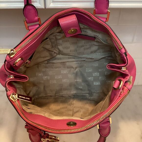 Michael Kors Sutton Convertible Leather Satchel - Picture 12 of 15